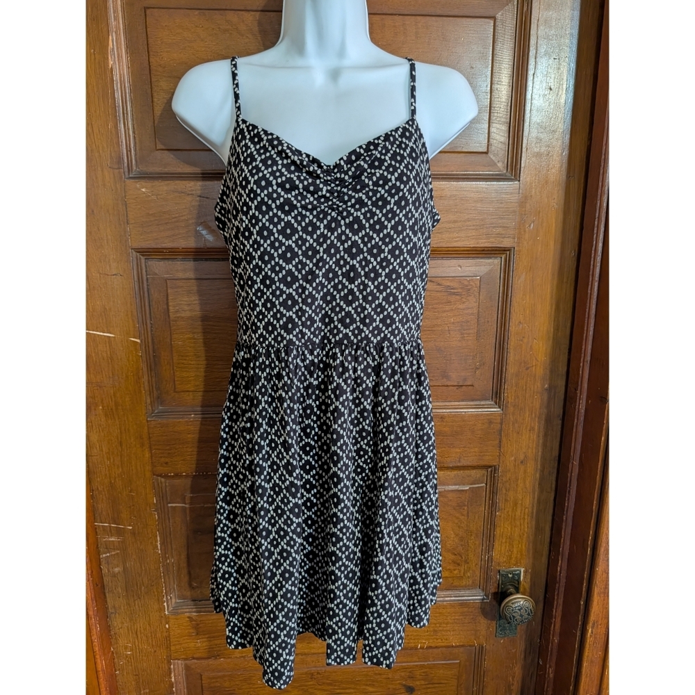 Loft Spaghetti Strap Patterned Carni Mini Sundress - image 3